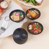 Tigela de ramen estilo japonês simulação de PVC Ishakaya pássaro queimando simulação de ornamentos de comida acessórios para casa de brincar de cozinha DIY