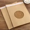 Saco de Envelopes para Embalagem Marrom com Revestimento de Papel Colmeia Saco de Embalagem Amortecedor Papel Biodegradável Ecológico Saco de Embalagem para Envio Expresso