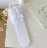 Calcetines Apilados Estilo Lolita para Mujer con Lazo Lateral en Forma de Corazón, Calcetines de Encaje Calados de Media Caña Estilo Ballet para Niñas