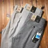 2025 Nuevos Pantalones Casuales Rectos Sueltos de Lino Algodón Transpirables Cómodos de Lino de Gama Alta para Hombre de Primavera y Verano