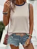 Amazon Europa Moda Chaleco Rayado 2026 Verano Wildberries Rusia Sin Mangas Ropa de Mujer