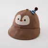 Sombrero de Sol para Bebé, Estilo Delgado de Primavera y Otoño, Gorra de Béisbol Linda de Dibujos Animados con Ala Ancha para Niños y Niñas, Cortavientos