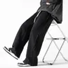 Pantalones Casuales para Hombre Primavera y Otoño Nuevos Rectos Sueltos de Pierna Ancha Color Sólido Pantalones Deportivos Casuales Marca de Moda Pantalones para Hombre