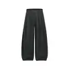Pantalones retro Yamamoto UTiiTUii para hombre, pantalones casuales de pierna ancha plisados de verano, pantalones de traje rectos de moda 102