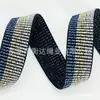 Elástico Jacquard Personalizado com Fio Dourado e Prateado Brilhante para Cós de Calcinhas, Alças de Lingerie, Laterais de Calças e Bainhas de Saias