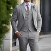 2024 Transfronteiriço Novo Casual de Negócios Masculino Terno Três Peças para Noivo Casamento Banquete Masculino plus size Terno Transfronteiriço Masculino