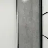 Painel de parede de cristal de pedra de cerâmica de imitação para decoração de banheiro de hotel, box de chuveiro, painel de parede de plástico de pedra à prova d'água de instalação rápida