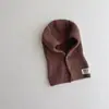 Conjunto de Gorro y Bufanda Coreano Qiunan para Niños, Nuevo Modelo Invierno 2026, Gorro con Orejeras Estilo Ins para Bebé, Gorro de Punto para Bebé
