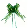Novo Modelo 50 # Grande Laço de Gaze de Neve Flor Decorativa Amarrada à Mão para Carro de Casamento, Natal e Decoração de Fita para Presente de Feriado.