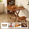 Installation-Free Foldable Dining Table for Small Apartments, Simple Dining Rectangular Table, Multi-Functional Outdoor Portable Table