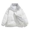 Chaqueta acolchada de algodón para ocio al aire libre para hombre 2024 invierno nueva chaqueta acolchada de algodón tendencia japonesa abrigo impermeable a prueba de viento chaqueta acolchada de algodón en stock mayoreo