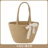 Bolsa de Verão Daimai Novo Estilo Bolsa Bolinho Bolsa Tecida Rústica Bolsa Tote Ombro Versátil Feminina Bolsa Tecida de Praia