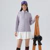 Chaqueta de Lana Pura, Ligera para Otoño e Invierno, Ajustada, Capa Interior para Mujer, Cortavientos Cálido para Esquí y Running al Aire Libre, Chaqueta Deportiva de Algodón para Hombre
