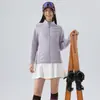 Nueva Chaqueta de Lana Otoño e Invierno para Hombre, Moderna, Cálida, Ajustada, Ligera, Forro Interior, Cuello Alto, Abrigo de Algodón Acanalado para Exteriores para Mujer, Invierno