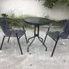 Fornecimento de Mesas de Alumínio, Mesas de Vidro, Mesas e Cadeiras de Parque, Conjuntos Simples Portáteis Dobráveis para Exterior