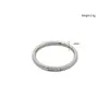 Anillo de Diamante Ultra Fino de Moda para Mujer 316 Zircón Personalizado Minimalista Nicho Lujo Ligero Trendy Ins Alto Grado Lindo Anillo de Cola