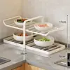 Prato de Preparo Multicamadas para Cozinha Doméstica Multifuncional Panela Quente Prato de Legumes Artefato de Apresentação de Pratos Prato de Acompanhamento Rack de Armazenamento