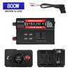 Inversor de Coche 12-24V Doble Voltaje Universal a 220V USB Múltiple Socket Inversor de Coche para Exteriores
