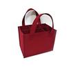 Bolsa de fieltro personalizada para vino tinto, regalo creativo, seis botellas, bolso de mano, color sólido, bolsa de almacenamiento para vino tinto, personalizada