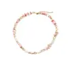 Pingente Pintura a Óleo Série Jardim de Monet Concha Cristal Pérola de Água Doce Natural Colar Pulseira Pingente Barroco