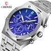 Reloj CHENXI reloj popular de TikTok reloj CHENXI para hombre multifunción Deportivo correa de acero impermeable calendario reloj de cuarzo