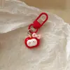 Llavero de Chica Linda Corazón Lazo Gato Colgante de Dibujos Animados Accesorios para Colgar en la Mochila del Estudiante Regalo para Novia