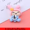 Funda para teléfono móvil de la marca Sanrio Gong Xi Fa Cai con dibujos animados creativos, con gel crema, cuerda para el pelo, horquilla de resina, accesorios