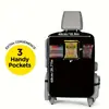 Protector de Asiento Trasero para Coche con Tres Bolsillos de Almacenamiento Impermeable Organizador para Respaldo de Asiento de Coche