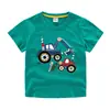 Camiseta de Manga Corta con Estampado Nuevo para Niños Algodón Cuello Redondo Manga Media Camiseta de Manga Media Spot Hair Ropa de Verano para Bebé Ropa Infantil 1