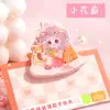 Colección de Clips para Cuaderno de Pegamento Acrílico de Bienestar, Clip de Encuadernación para Cuaderno con Forma de Corazón Girly, Clip Sellador para Snacks