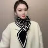 Bufanda de Mujer de Moda 2024 Nuevo Calentador de Cuello para Otoño e Invierno, Elegante Chal Grueso de Gama Alta