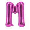 Balão de carta inglesa transfronteiriço de 16 polegadas Rosa Balão de corpo vermelho Decoração de casamento de festa de aniversário infantil