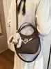 Bolsa de Mão Elegante de Alta Qualidade Transfronteiriça para Mulheres 2026 Nova Moda Versátil Bolsa Transversal Super Popular Bolsa de Mão Estilo Balde