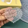 Molde de Arte para Uñas de Dibujos Animados al por Mayor Silicona de Alta Transparencia No se Pone Blanco Molde para Uñas de Epoxi Flor de Tulipán Lazo