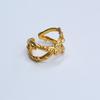Liquidación Especial de Huevo de Año Nuevo, Diseño Único, Anillo Simple y Elegante Chapado en Oro Latón para Mujer, Anillo para el Dedo Índice