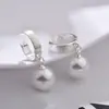Brincos de Pérola Dourados Escovados Estilo Francês com Design Versátil Único e Moderno, Joias de Alto Padrão de Nicho