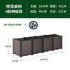 Caja de Plantación Zhixiao Caja Especial para Cultivar Verduras Maceta Rectangular tipo Plato para Balcón Maceta Grande para Verduras Artefacto para Interiores Exteriores
