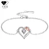 Pulsera Kamanqi Corazón Transfronterizo Mamá Joyería de Lujo Accesible Regalo 520 Día de San Valentín para Novia y Cumpleaños de Mejor Amiga