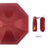 Personalizado Mini Cápsula Guarda-chuva Protetor Solar Protetor Solar 8 Osso Cola Preta Cinco vezes Guarda-chuva Ensolarado e Chuva Dupla finalidade Guarda-chuva de bolso dobrável