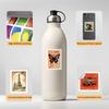 50 pegatinas de grafiti con sello retro de estilo transfronterizo, pegatinas decorativas para equipaje, tazas de agua, pegatinas para niños, venta al por mayor