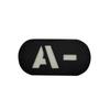 Parche de Velcro Reflectante IR Tipo de Sangre A-B-Ab-O 2*1 Pulgada Parche Táctico de Moral Parche Táctico de Velcro