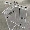 Pernas de mesa acrílicas transparentes 20-100mm pernas de mesa suporte de mesa de jantar tampo de rocha suporte de suspensão para mesa de ilha pés atacado