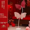 Decorações para Corredor de Casamento, Decorações para Roupão de Banho, Adereços para Fotos, Borboleta Floral 3D Criativa para Arranjo de Quarto de Casamento, Fundo de Decoração de Palco