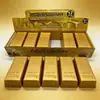 Bestseller internacional: Tijolo de ouro simulado em PU de rebote lento brinquedo para aliviar o estresse, fofo presente descompressor