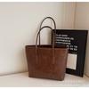 Bolsa Retro de Alta Qualidade e Grande Capacidade para Mulheres 2026 Nova Bolsa de Ombro para o Trabalho Outono/Inverno Bolsa Tote para Estudante Universitário