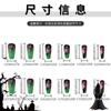 Parches para Uñas de Halloween Europeos y Americanos Calabaza Exportación Parches para Uñas Postizas Planta Verde Uñas Portátiles Uñas de Halloween