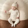 JQ Jingqi Roupas para Bebê Recém-nascido Algodão Puro Roupas de Borboleta para Bebê Recém-nascido Roupas de Monge Macacão para Bebê Body de Outono