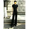 Pantalones casuales versátiles de moda para hombre para el verano, moda simple de alta costura estilo japonés, adelgazantes y que alargan las piernas, pantalones ligeramente acampanados