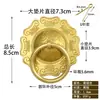 Anillo Redondo para Puerta de Cobre Puro Estilo Chino Antiguo, Tirador de Gabinete de Bronce, Anillo de Manija de Puerta de Cobre Retro, Accesorios Decorativos de Cobre