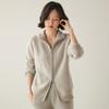 Cárdigan con cremallera para otoño e invierno, nuevo, ajustado, combinable, cálido, de punto de cachemira, informal, sencillo, para mujer